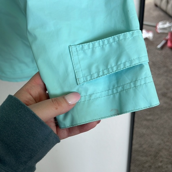 Women's Teal Embroidered ADL Monogrammed Rain Jacket - Charles River Apparel - Picture 7 of 11